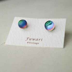 チェコヴィンテージしゃぼん玉ピアス /アトリエナルセ 北欧暮らしの道具店
