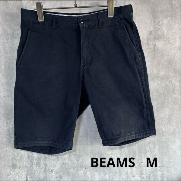 ビームス BEAMS HEART ハーフパンツ 黒 M