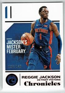 18-19 Panini Chronicles Reggie Jackson Red /149