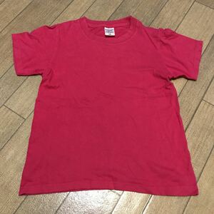 ★中古★ピンク半袖Tシャツ 140