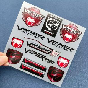DODGE ダッヂ ダッジ バイパーステッカー ヘルキャット デーモン
