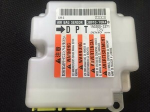 AB3409 ワゴンＲ MH34S 38910-70K40 エアバッグ コンピューター ECU リビルト保証付き。 エアーバック エアバック　