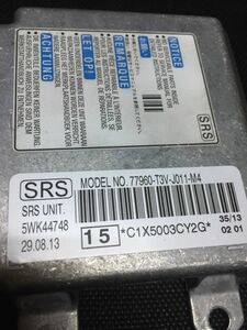 AB3352 アコード CR6 77960-T3V-J011-M4エアバッグ コンピューター ECU リビルト保証付き。 エアーバック エアバック　