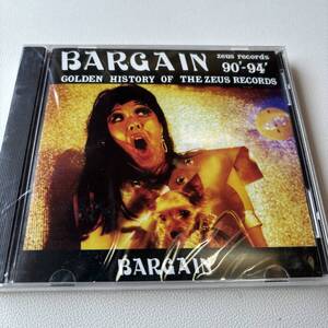 【CD/帯付/シールド未開封】BARGAIN「GOLDEN HISTORY OF THE ZEUS RECORDS」