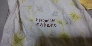 hiromichi nakanoのフェイスタオル