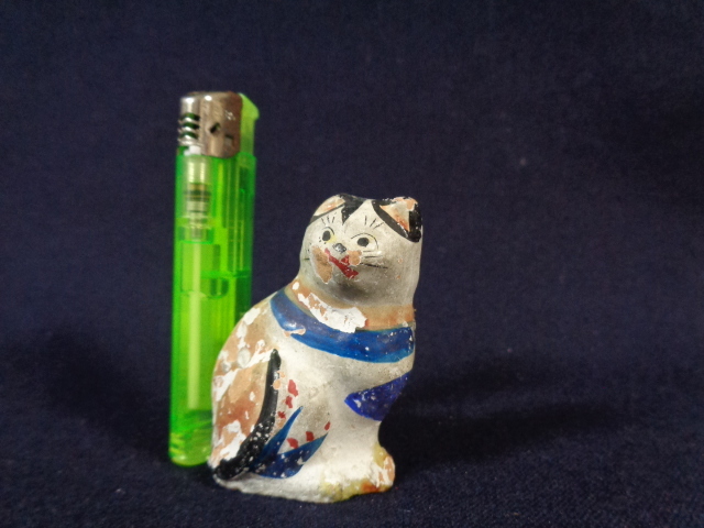 W166☆ 作家物 豆土人形 ミニチュア 寅 木箱入り 検) 郷土玩具 時代物 民芸品 ビンテージ アンティーク 昭和レトロ 虎 トラ とら W166☆ 作家物 豆土人形 ミニチュア 寅 木箱入り 検) 郷土玩具 時代物 民芸品 ビンテージ アンティーク 昭和レトロ 虎 トラ とら