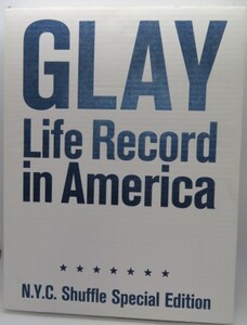 送料無料★初版輸送箱付き完全品【GLAY Life Record in America】N.Y.C. Shuffle Special Edition★グレイ写真集★1999年★ワニブックス