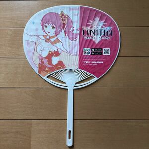 UNITIA うちわ 新品 神託の使徒 終焉の女神 リュイン マキア DMMGAMES ノベルティ