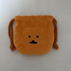 もぐらコロッケ フェイス巾着