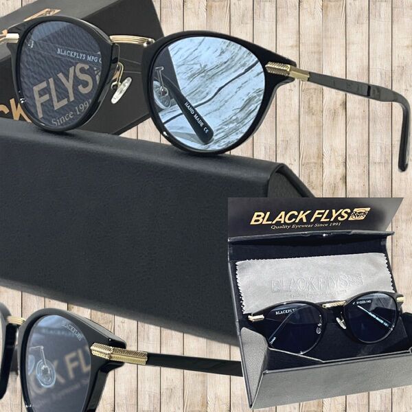 ◇BLACKFLYS◇ブラックフライズ◇FLY VINCENT◇ブルーレンズ◇