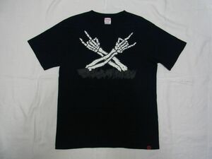 ★美品★ マキシマムザホルモン 初期 メタルポーズ Tシャツ sizeL 黒 ★古着 廃盤 ローリングクレイドル ロック ライブ ツアー グッズ