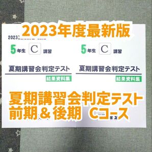 【2023年度最新版】四谷大塚夏期講習会判定テスト5年生