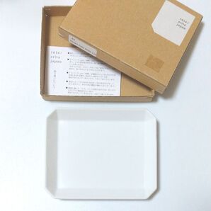 1616 / arita japan TY Square Plate White 130 有田焼 白 小皿 皿 食器