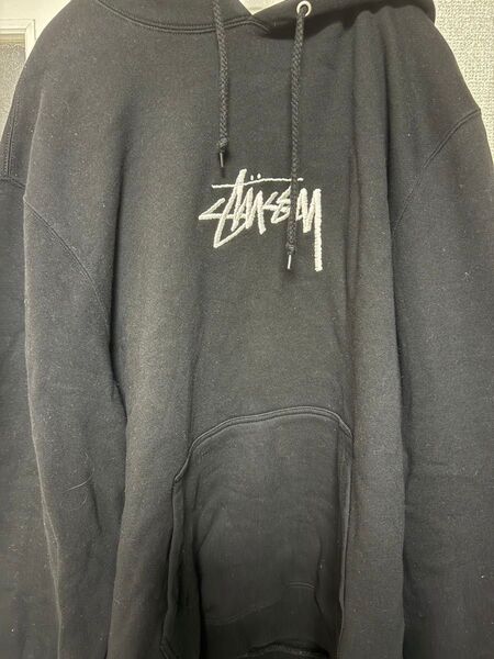 stussy センターロゴ パーカー