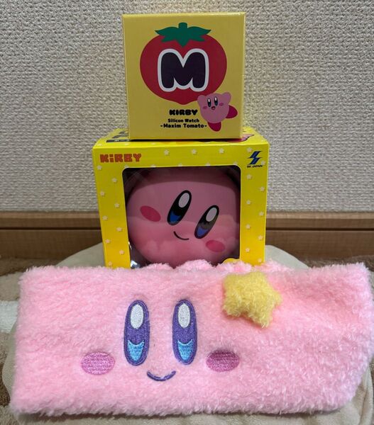 ☆新品未使用『星のカービィ♪3点セット!〜ウェラブルファン2&シリコン腕時計&ヘアターバン』☆