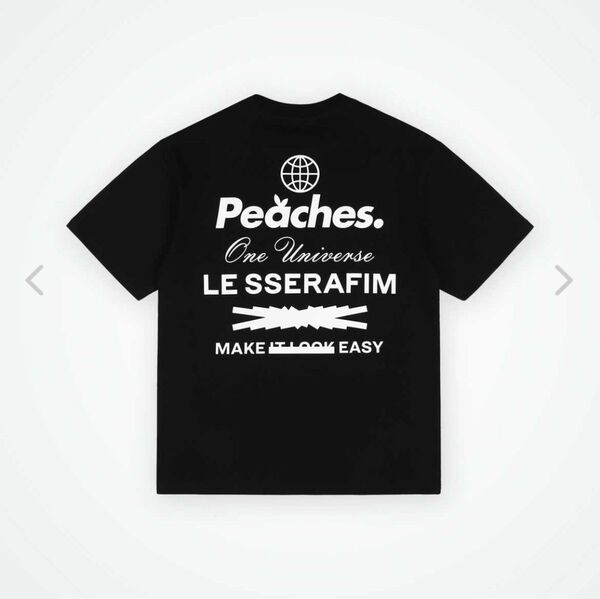 LE SSERAFIM x Peaches. STAPLE S/S T-SHIRT "BLACK" サイズM