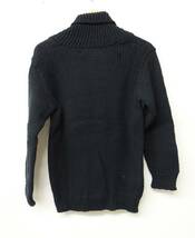 68&BROTHERS NEW YORK ＊2620 COTTON SHAWL SWEATER コットンショールカラーセーター ＊元上代　\16000 ＊COLOR BLK SMALL ③_画像2