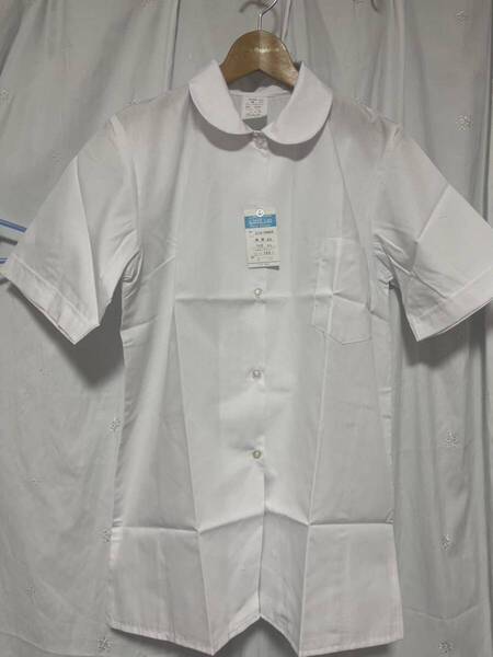新品未使用 タグ付き 学生服 丸襟 女子 半袖ブラウス 夏 LLサイズ XLサイズ