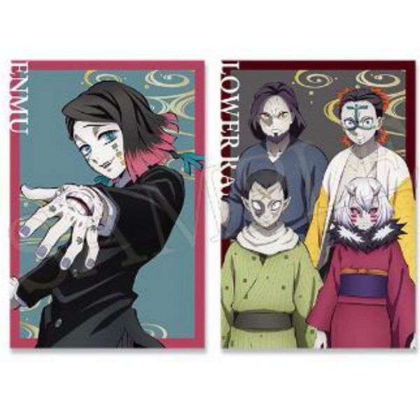 魘夢&下弦の弐・参・肆・陸 C賞メタリックポスカ