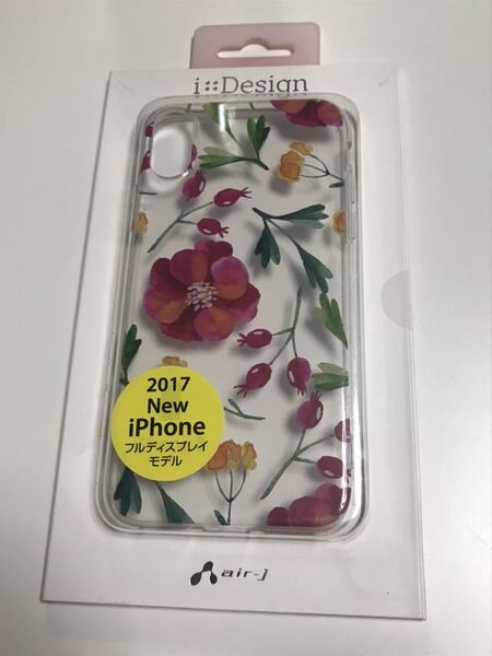 匿名送料込み　iPhoneX 用カバー 花柄デザイン 綺麗なフラワー デザイン ケース 新品未使用品 Apple iPhone10 アイホンX アイフォーンX/AK7