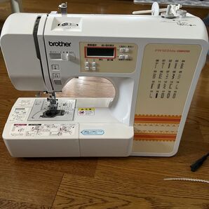 更新分 専用箱ありbrother ミシン CPV7402 電動ミシン 故障品 修理必要または指定糸使用にて解消の可能性あり 白