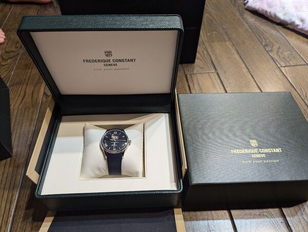 未使用 フレデリック・コンスタント FC-320NS5B6 ムーンフェイズ FREDERIQUE CONSTANT ラバー