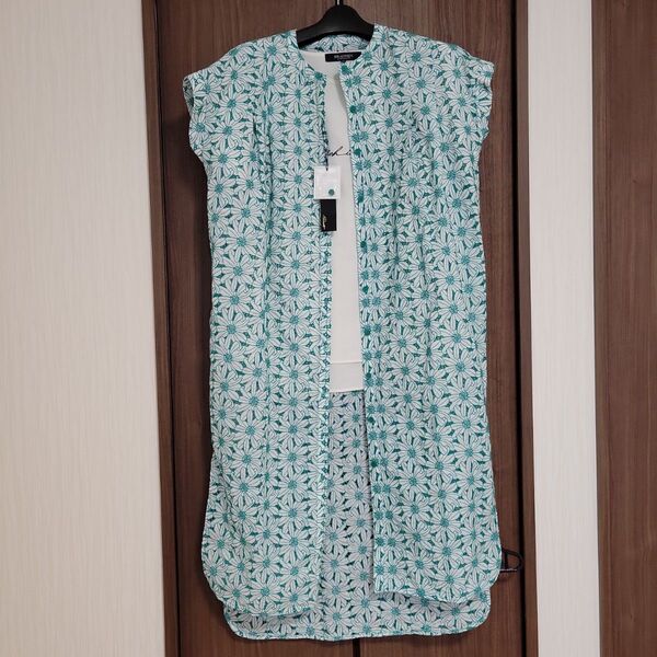 ◎フラワーカットワークレース ワンピース M