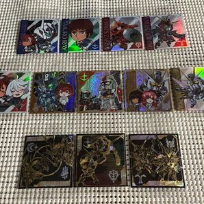 機動戦士ガンダム☆シールウエハース☆戦いの序曲☆SEC全3種類+UR全3種類+SR全6種類☆新品未使用内袋未開封