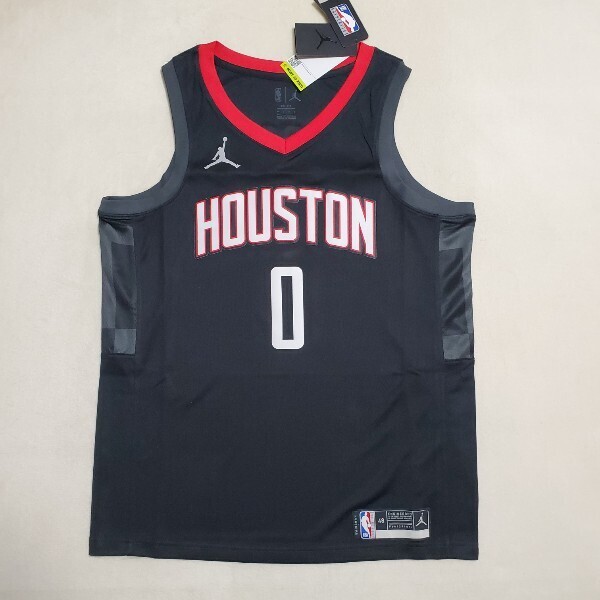 新品 NBA ウェストブルック選手 ヒューストン・ロケッツ ユニフォーム ナイキ ゲームシャツ バスケユニフォーム 2XL
