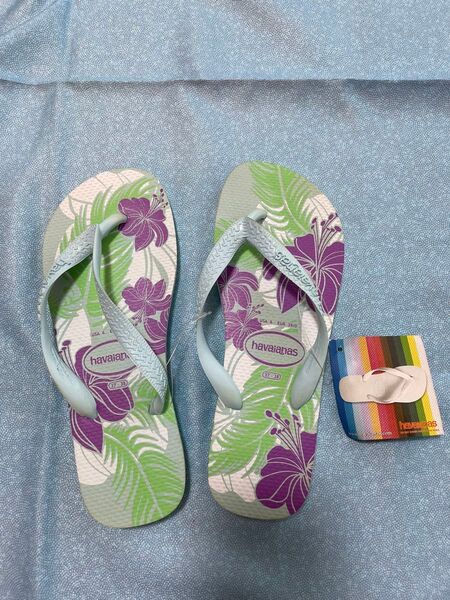 havaianas ハワイアナス ビーチサンダル ハイビスカス 24.5cm
