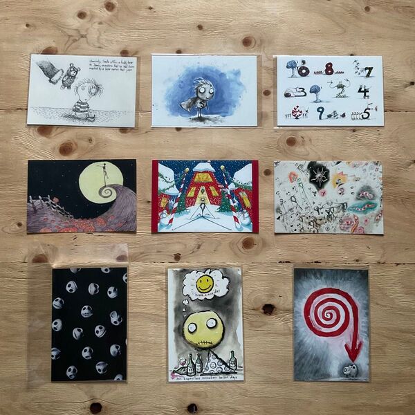 クーポン対象 複数購入でお値引きします 1枚500円 TIM BURTON ポストカード ナイトメア