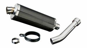 DELKEVIC slip-on carbon oval muffler *APRILIA TUONO FACTORY 1000 2003-2004 350mm KIT0998