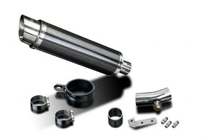 DELKEVIC スリップオンカーボンマフラー★KAWASAKI ER6N/F / ER650C 2009-2011 350mm KIT26BE