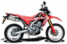 DELKEVIC フルエキ チタンカーボンエンド★HONDA CRF250L 2017-2018 ダウンパイプ マフラー COM05DB_画像3