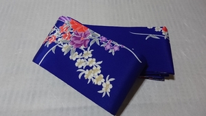  literary creation obi * man's obi * flower . comb width approximately 12cm