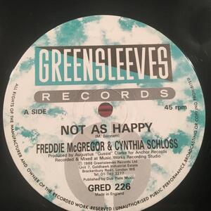 ★Freddie McGregor & Cynthia Schloss/Not As Happy★メロウDUET LOVERS！