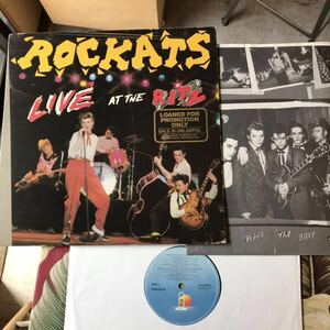ROCKATS Promo LP LIVE AT THE RITZ ロカビリー