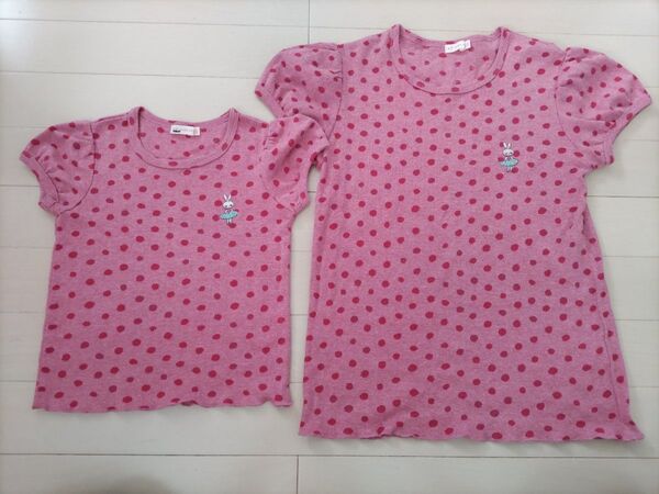 KP 半袖Tシャツ お揃い 100cm 150cm 姉妹
