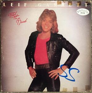 【JPN盤/プロモ盤/Contemporary, Disco/LP】Leif Garrett Feel The Need / 試聴検品済