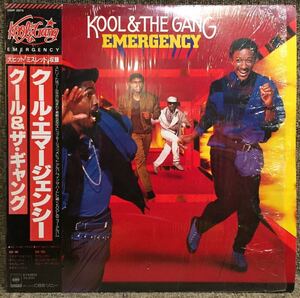 【JPN盤/Soul, Disco/帯付完品/即決/LP】Kool & The Gang Emergency / 試聴検品済