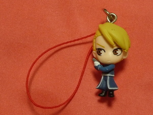  ultra rare! Fullmetal Alchemist figure strap ( not for sale ) lock bell 