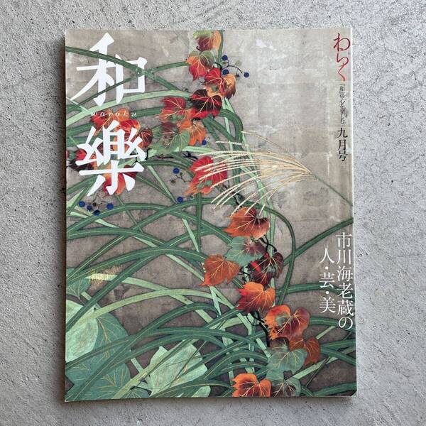和樂 ( 和楽 ) 2008年 9月号 市川海老蔵の人・芸・美 (小学館)
