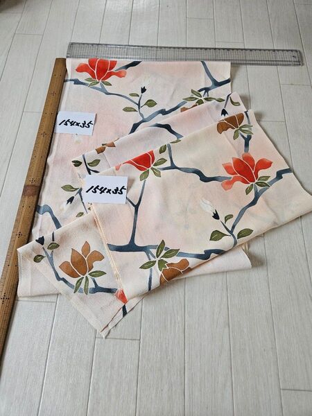 No.130 着物 はぎれ リメイク 格安 たんす保管 2枚セット バラ売り不可