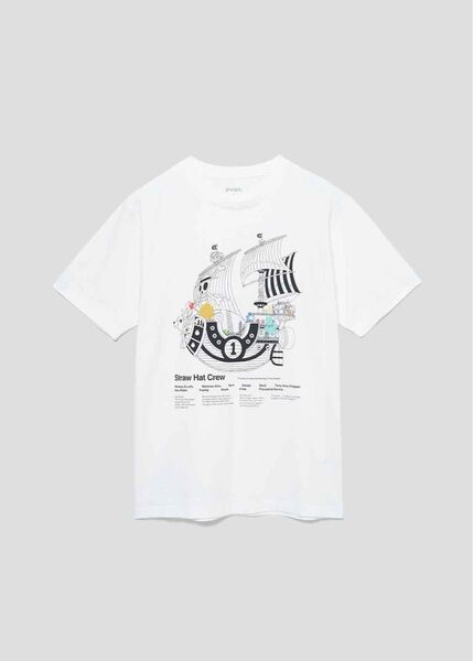 グラニフ ONE PIECE コラボ Tシャツ 千の海を越える船 L