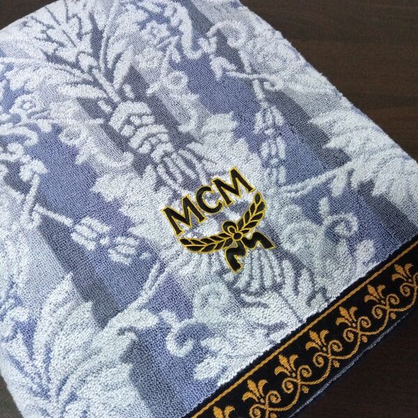 MCM ハーフケット ひざ掛け 大判 バスタオル タオルケット