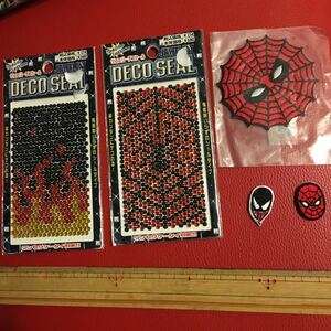  Ame - Gin g Spider-Man ma- bell comics 90s 80s badge spiderman doll Vintage ... nest man movie jewelry deco seal mobile sticker 