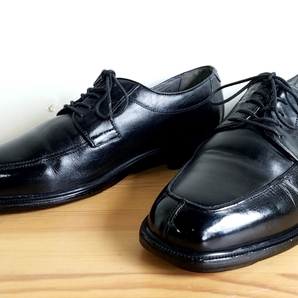 249◆フローシャイム FLORSHEIM Uチップシューズ 9D 27㎝位 黒 ブラック 革靴 短靴 メンズ ビジネスシューズ USED 中古 FrogShop