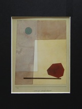 パウル・クレー、Paul Klee、【思いきり量って】、希少な画集画、状態良好、新品額装付 送料無料、海外画家_画像3