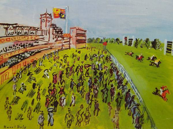 RAOUL DUFY, ASCOT, 海外版超希少レゾネ, 新品額付, fan/5, 絵画, 油彩, 自然, 風景画