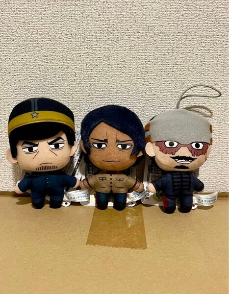 TVアニメ ゴールデンカムイ マスコット vol.3 全3種セット 鶴見中尉 鯉登少尉 月島軍曹